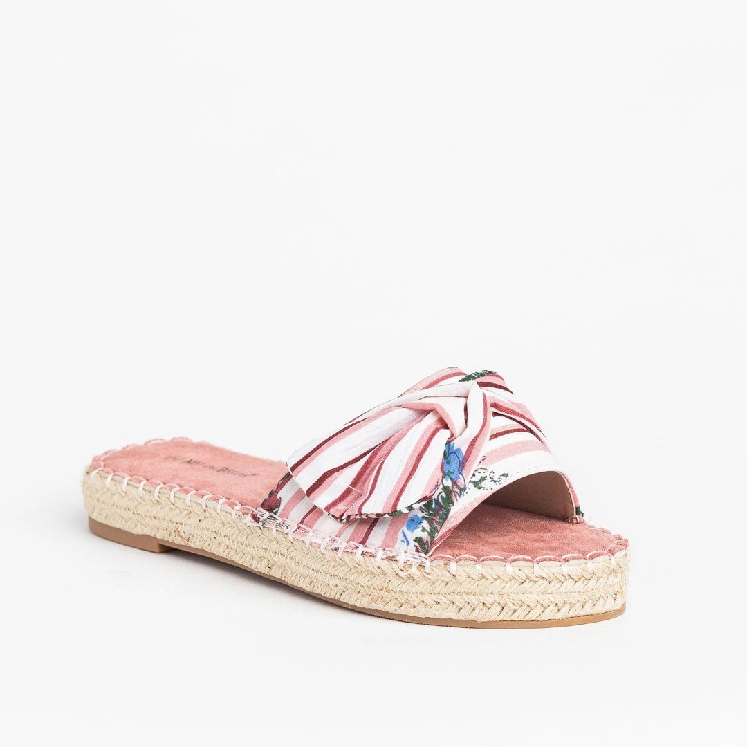 Nature Breeze Newest Arrivals Tropical Espadrille Slides 2 Nature Breeze Newest Arrivals Tropical Espadrille Slides