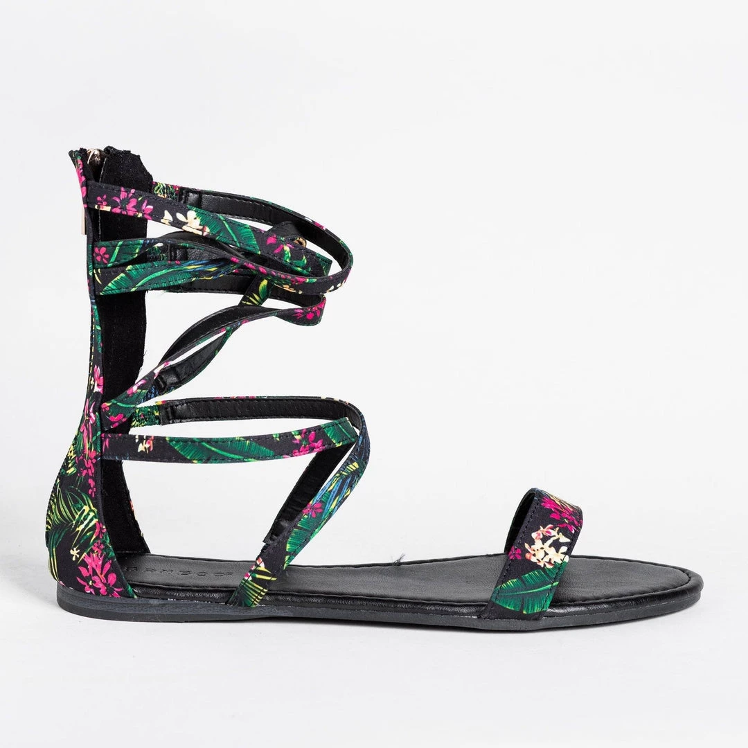 Bamboo Shoes Newest Arrivals Tropical Strappy Sandals 2 Bamboo Shoes Newest Arrivals Tropical Strappy Sandals
