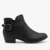 Shoelala Tulip-Shaped Buckle Booties