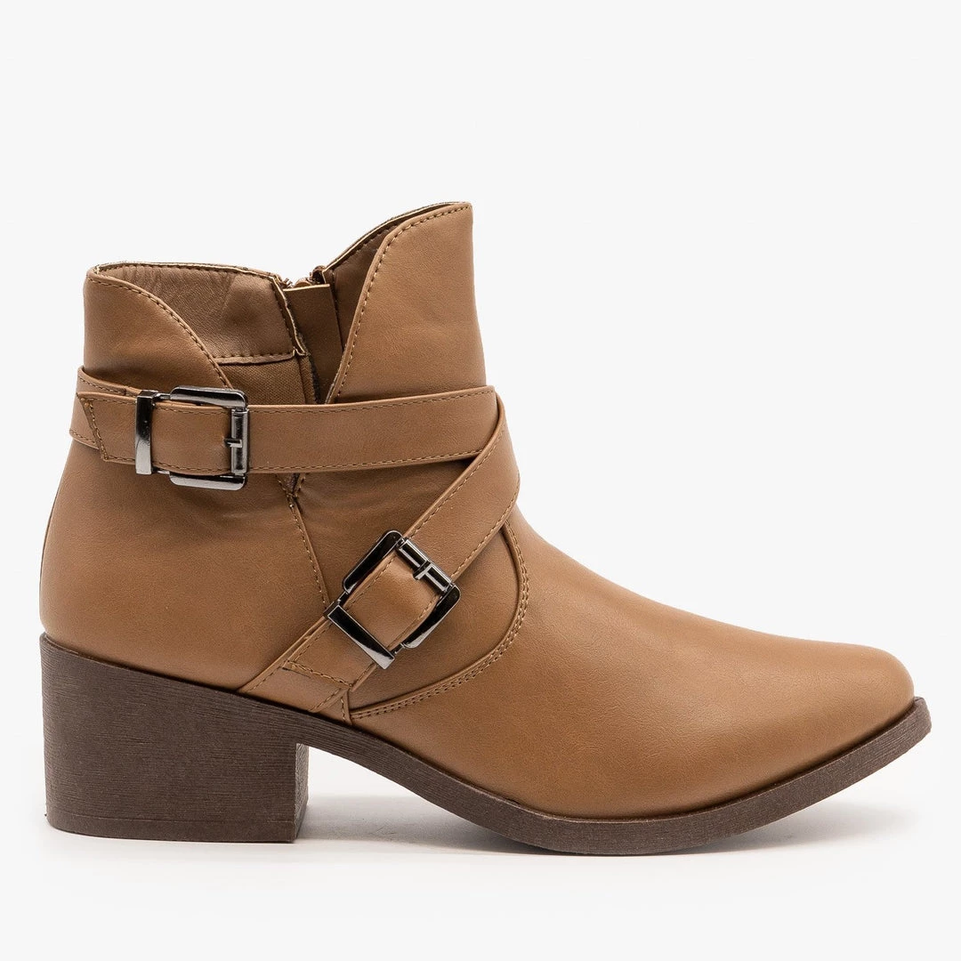 Weeboo Newest Arrivals Tulip Side Buckled Booties FINAL SALE 7 Weeboo Newest Arrivals Tulip Side Buckled Booties FINAL SALE