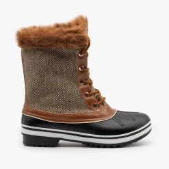 Forever Tweed Faux Fur Cuffed Boots Newest Arrivals