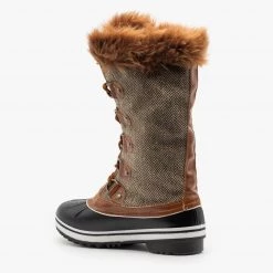 Forever Tweed Fur Cuffed Snow Boots FINAL SALE