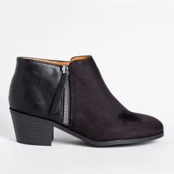 Soda Shoes Two-Tone Ankle Booties Newest Arrivals