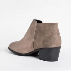 Soda Shoes Two-Tone Ankle Booties Newest Arrivals
