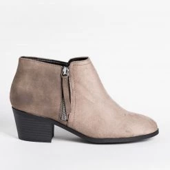 Soda Shoes Two-Tone Ankle Booties Newest Arrivals