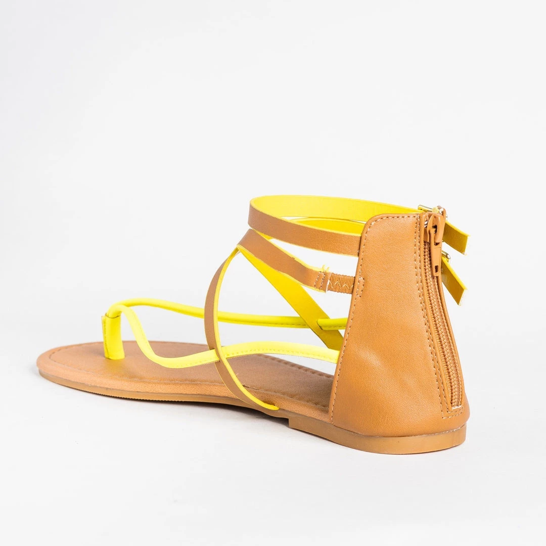 Qupid Shoes Newest Arrivals Two-Tone Qupid Sandals 6 Qupid Shoes Newest Arrivals Two-Tone Qupid Sandals