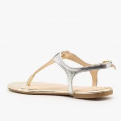 Bamboo Shoes Two-Tone Strappy Sandals