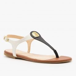 Bamboo Shoes Two-Tone Strappy Sandals