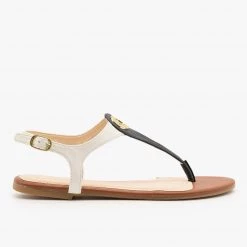 Bamboo Shoes Two-Tone Strappy Sandals