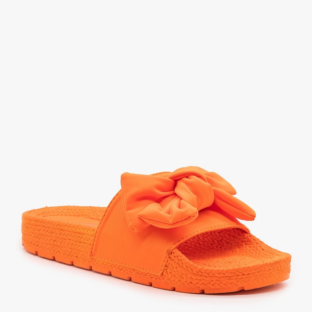 Mata Ultra Neon Bow Slides 2 Mata Ultra Neon Bow Slides