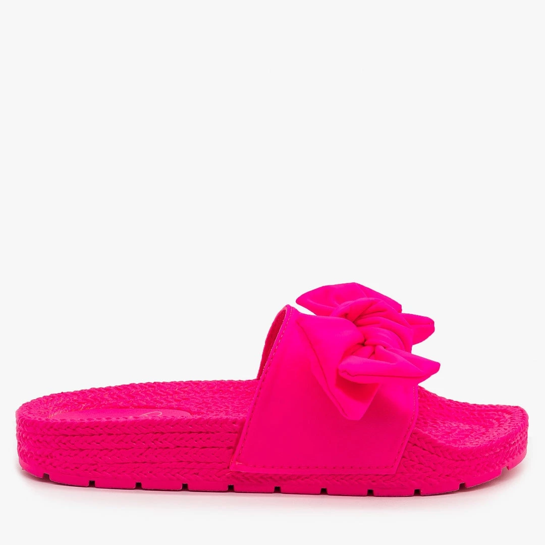 Mata Ultra Neon Bow Slides 7 Mata Ultra Neon Bow Slides