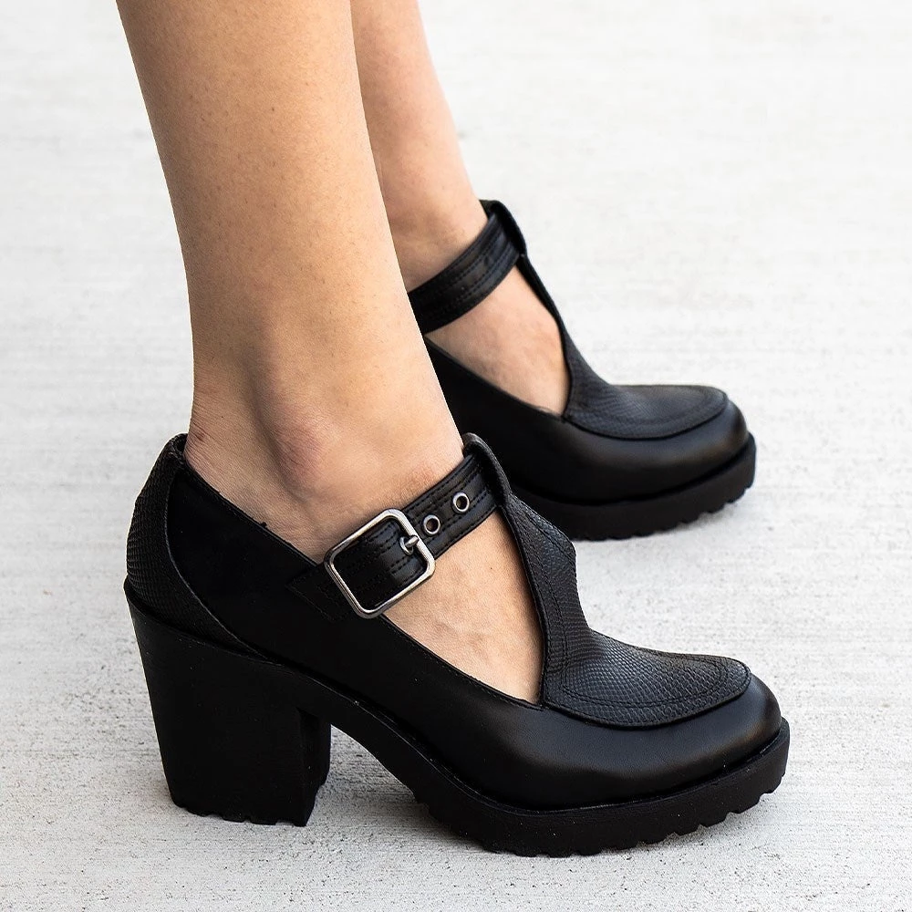 Soda Shoes Venti Low Cut Buckled Heel Newest Arrivals 1 Soda Shoes Venti Low Cut Buckled Heel Newest Arrivals