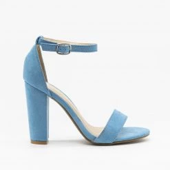 Qupid Shoes Vibrant Ankle Strap Chunky Heels Newest Arrivals