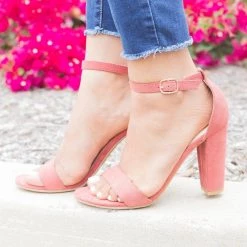 Qupid Shoes Vibrant Ankle Strap Chunky Heels Newest Arrivals