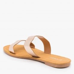 Anna Shoes Wavy Double Strap Sandals