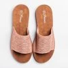 Forever Wavy Laser Cut Slip-On Sandals