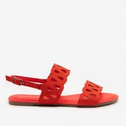 Bamboo Shoes Wavy Strap Sandals
