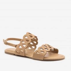 Bamboo Shoes Wavy Strap Sandals