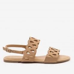 Bamboo Shoes Wavy Strap Sandals
