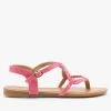 Anna Shoes Wavy Strappy Sandals Newest Arrivals