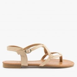Anna Shoes Wavy Strappy Sandals Newest Arrivals