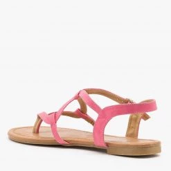 Anna Shoes Wavy Strappy Sandals Newest Arrivals