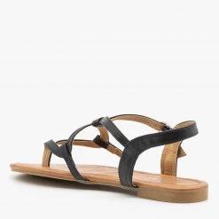 Anna Shoes Wavy Strappy Sandals Newest Arrivals