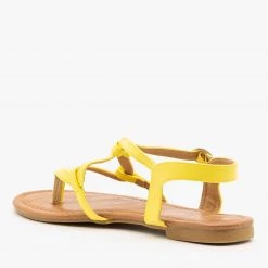Anna Shoes Wavy Strappy Sandals Newest Arrivals