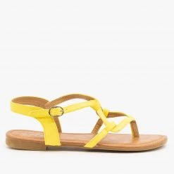 Anna Shoes Wavy Strappy Sandals Newest Arrivals