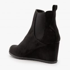 Weeboo Newest Arrivals Wedge Heel Chelsea Boots FINAL SALE