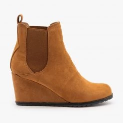Weeboo Newest Arrivals Wedge Heel Chelsea Boots FINAL SALE