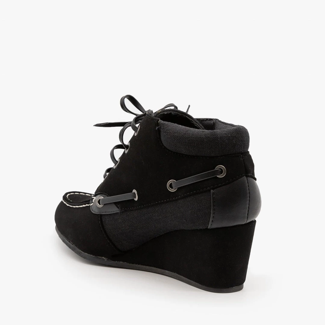 Bamboo Shoes Wedge Heeled Moccasin FINAL SALE FINAL SALE 3 Bamboo Shoes Wedge Heeled Moccasin FINAL SALE FINAL SALE