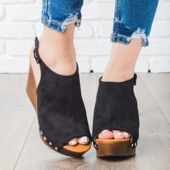 Bella Marie Wedged Slingback Sandals Newest Arrivals