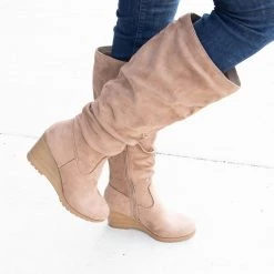 Soda Shoes Wedged Slouch Boots Newest Arrivals