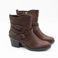 Soda Shoes Western Buckled Boots