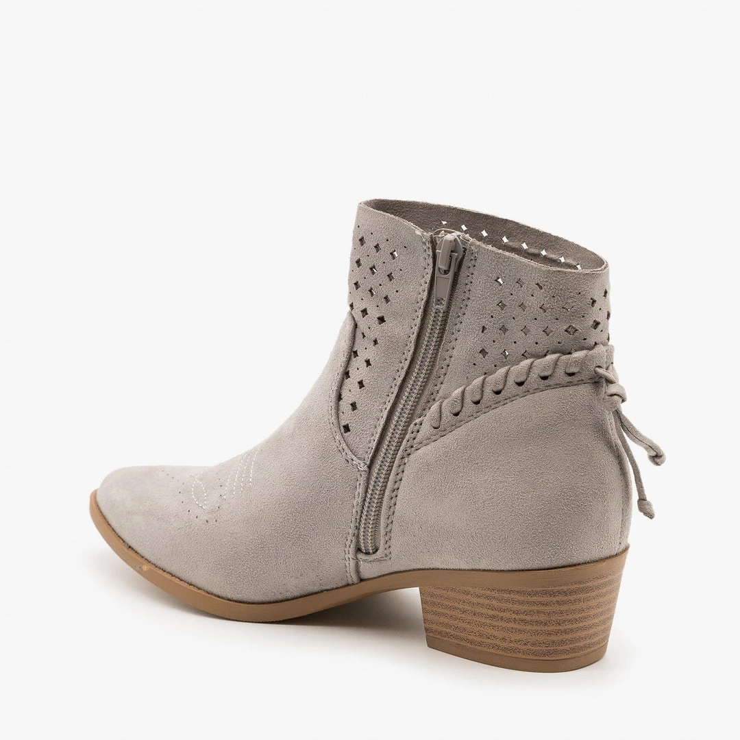 Soda Shoes Western Laser-Cut Booties FINAL SALE Newest Arrivals 8 Soda Shoes Western Laser-Cut Booties FINAL SALE Newest Arrivals