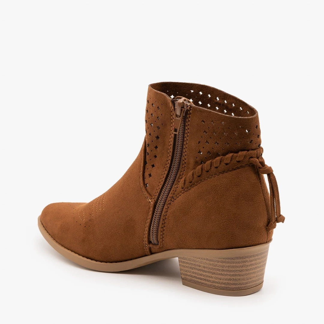 Soda Shoes Western Laser-Cut Booties FINAL SALE Newest Arrivals 6 Soda Shoes Western Laser-Cut Booties FINAL SALE Newest Arrivals