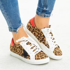 Nature Breeze Newest Arrivals Wild Leopard Print Fashion Sneakers 6 Nature Breeze Newest Arrivals Wild Leopard Print Fashion Sneakers