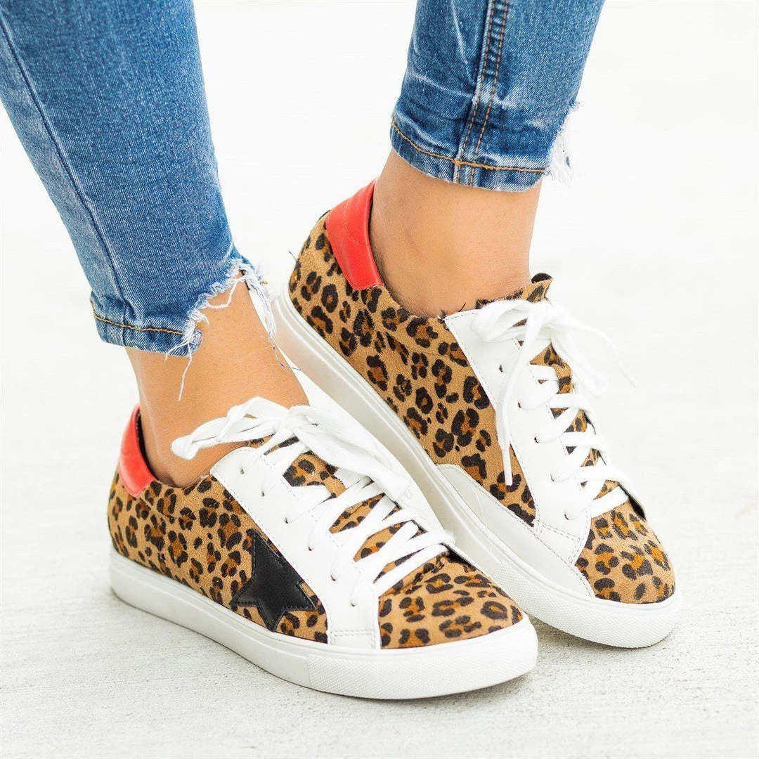 Nature Breeze Newest Arrivals Wild Leopard Print Fashion Sneakers 3 Nature Breeze Newest Arrivals Wild Leopard Print Fashion Sneakers