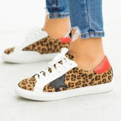 Nature Breeze Newest Arrivals Wild Leopard Print Fashion Sneakers 7 Nature Breeze Newest Arrivals Wild Leopard Print Fashion Sneakers