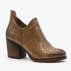 Mata Woven Ankle Booties