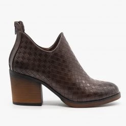 Mata Woven Ankle Booties