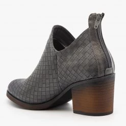 Mata Woven Ankle Booties
