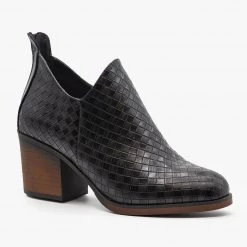 Mata Woven Ankle Booties