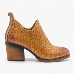 Mata Woven Ankle Booties