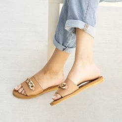 Bamboo Newest Arrivals Woven Chain Link Athena Sandals