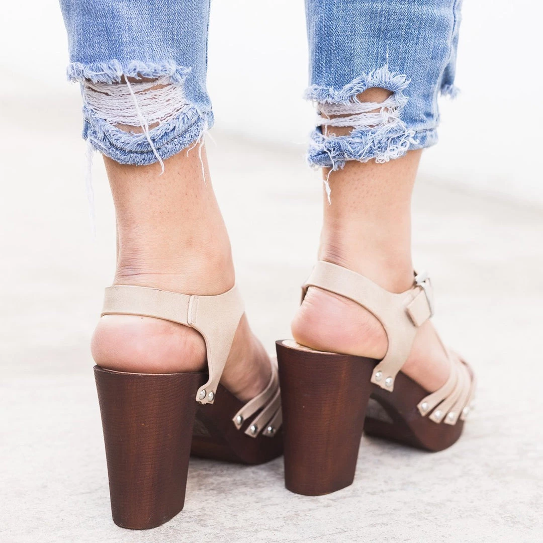 Qupid Shoes Woven Clog Heels 3 Qupid Shoes Woven Clog Heels