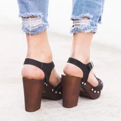 Qupid Shoes Woven Clog Heels 7 Qupid Shoes Woven Clog Heels