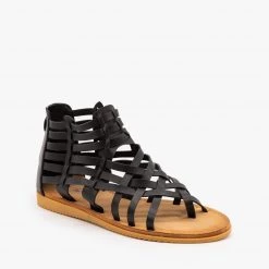 Forever Newest Arrivals Woven Gladiator Sandals FINAL SALE