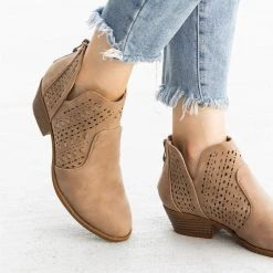 Top Moda Newest Arrivals Woven Laser-Cut Ankle Booties FINAL SALE 21 Top Moda Newest Arrivals Woven Laser-Cut Ankle Booties FINAL SALE